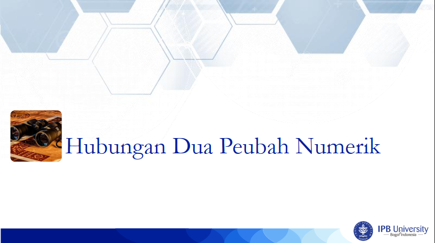 Plot Pencar dan Korelasi
